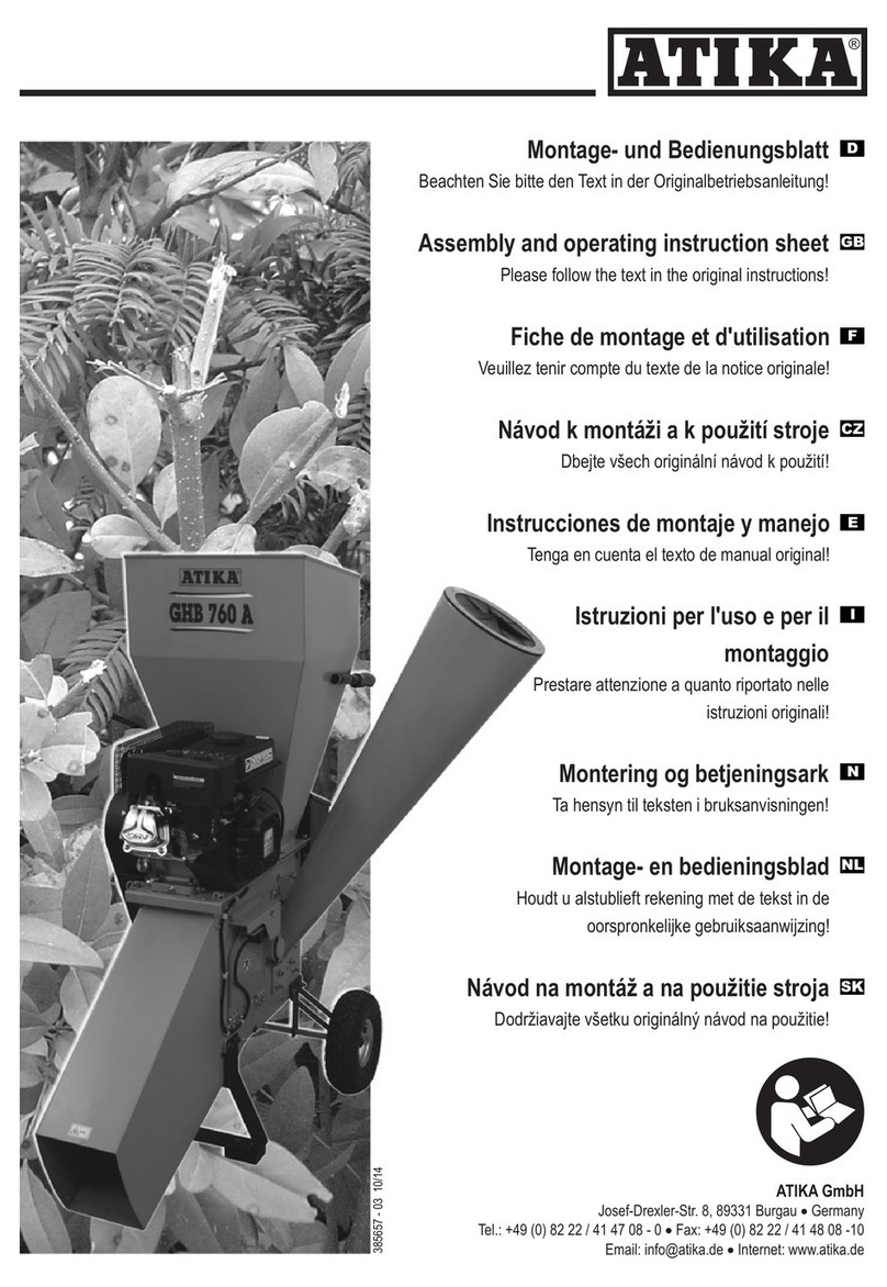 ATIKA GHB 760 A User manual