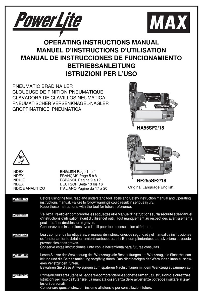 PowerLite MAX HA55SF2/18 Operating instructions manual
