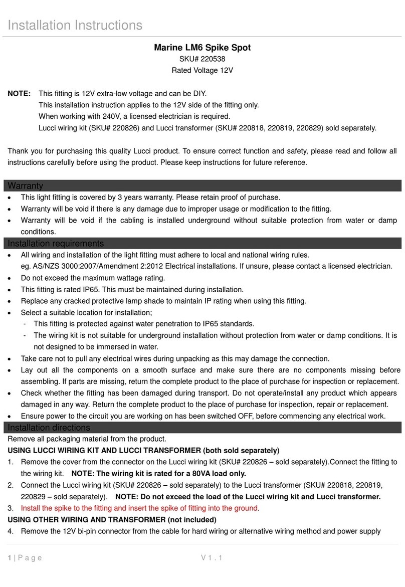 Beacon Lighting AL5011 installation instructions