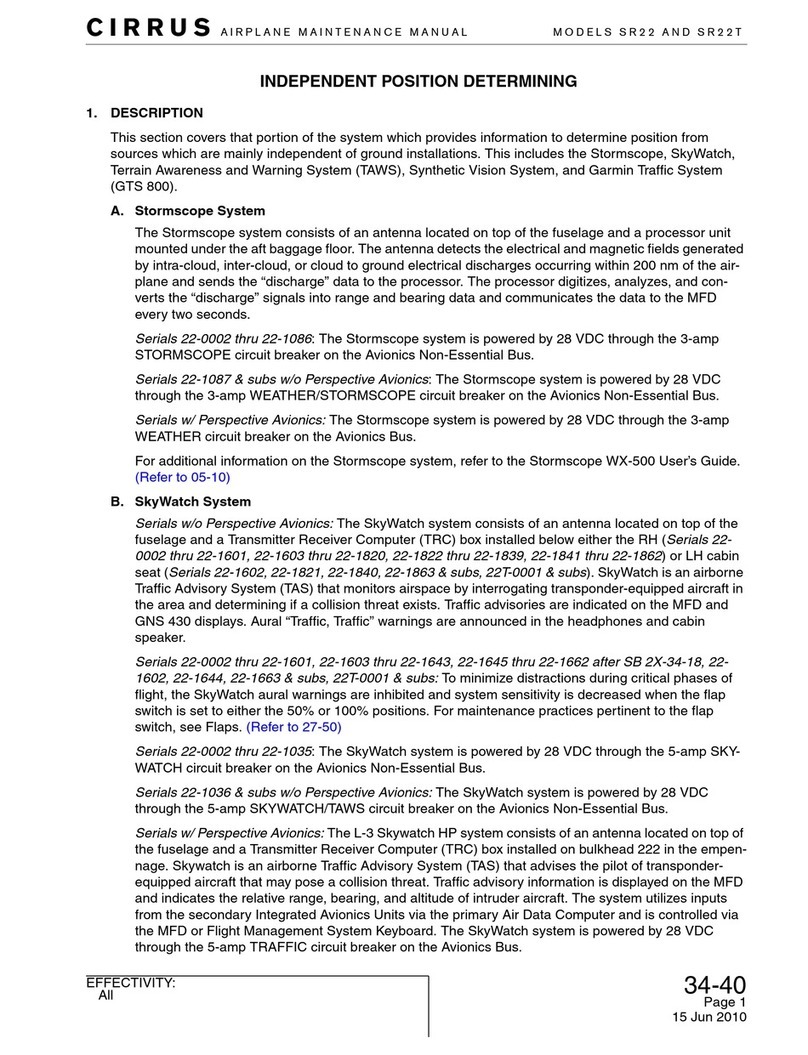 Cirrus SR22 Maintenance manual