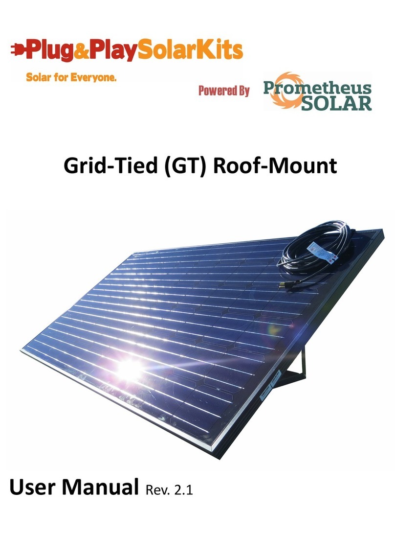 PROMETHEUS SOLAR Plug & Play Solar Kits GT user manual PROMETHEUS SOLAR Plug & Play Solar Kits GT user manual