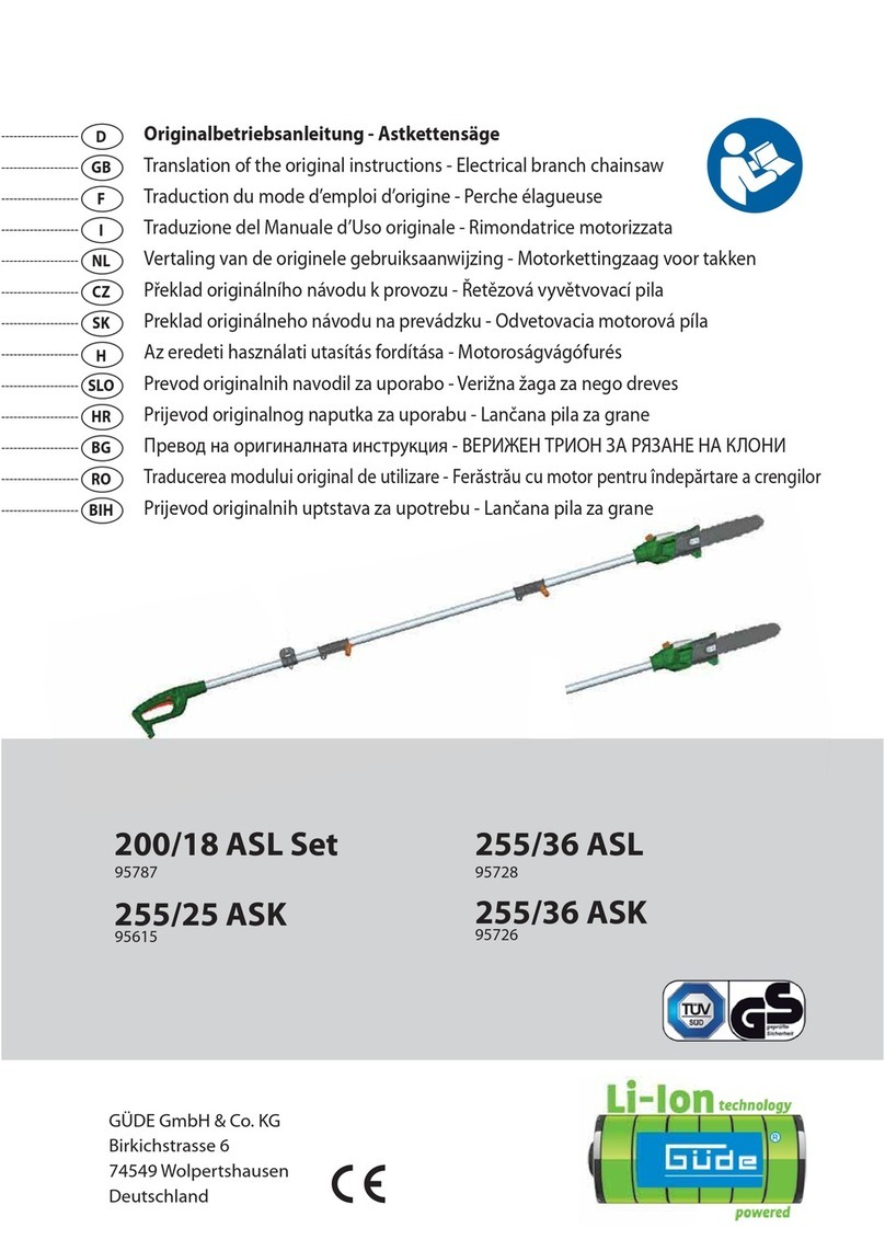 Gude 255/25 ASK Translation of the original instructions