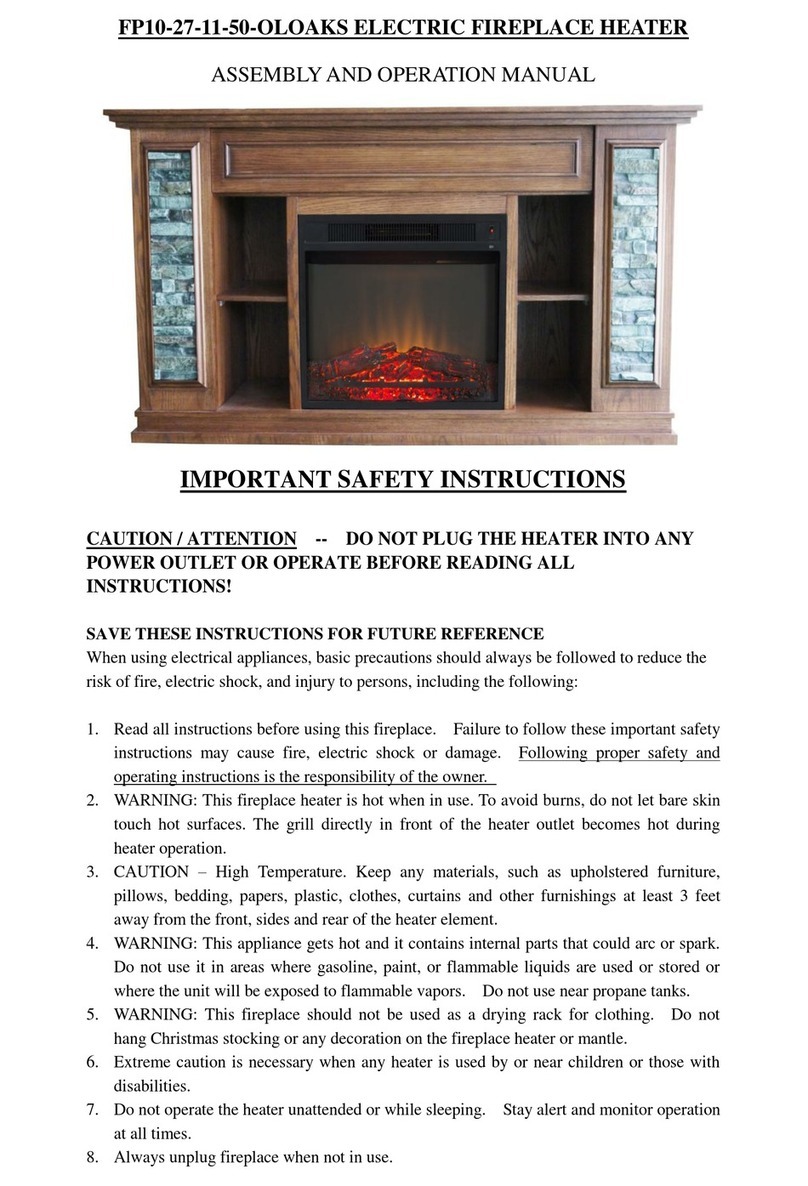 Stonegate FP10-27-11-50-OLOAKS Installation and operating instructions