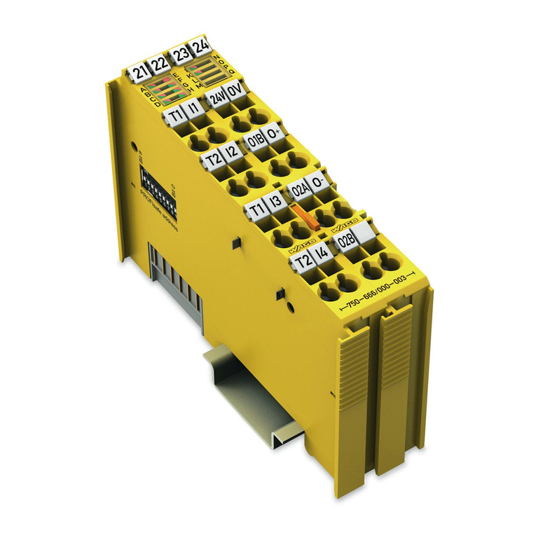 WAGO I/O-SYSTEM 750-666/000-003 User manual