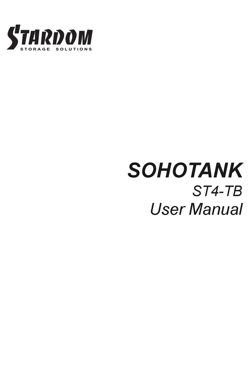 Stardom SOHOTANK ST4 Series User manual Stardom SOHOTANK ST4 Series User manual