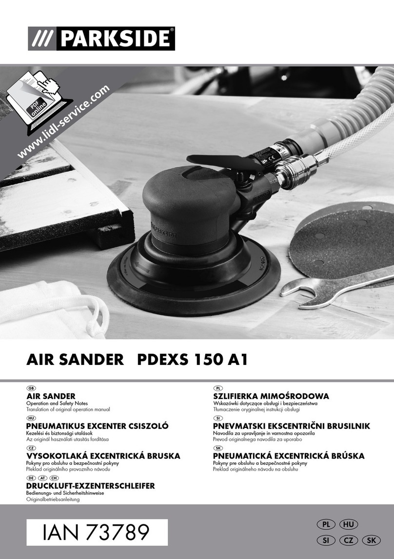 Parkside PDEXS 150 A1 Operation and safety notes