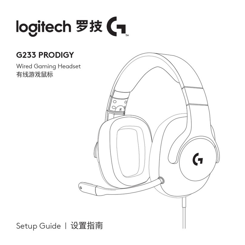 Logitech G233 PRODIGY Setup guide