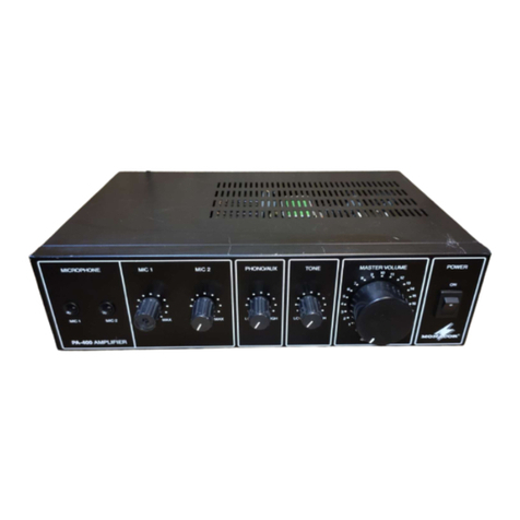 Monacor PA-400 User manual