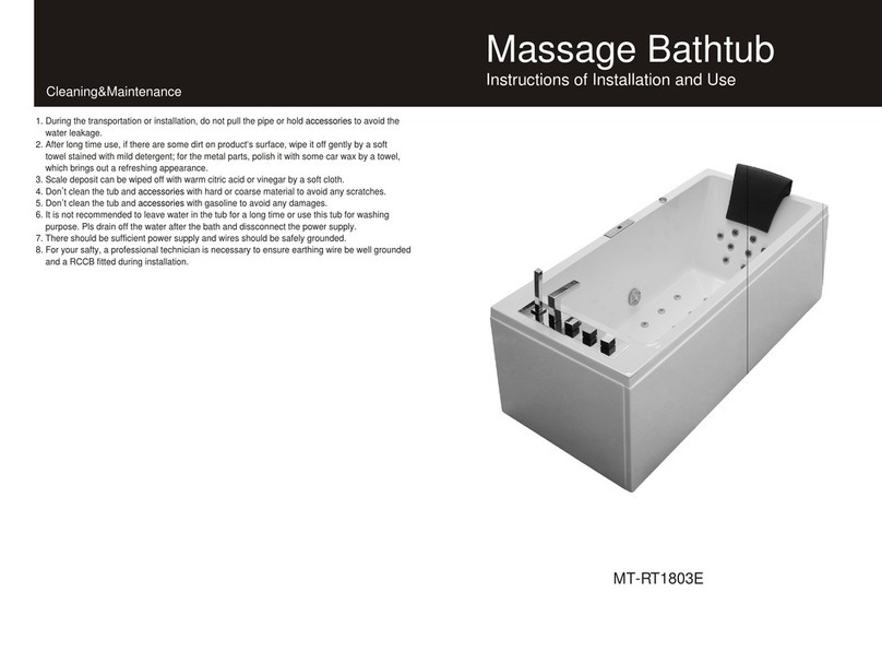 BELLAGIO MT-RT1803E Instructions of Installation and Use