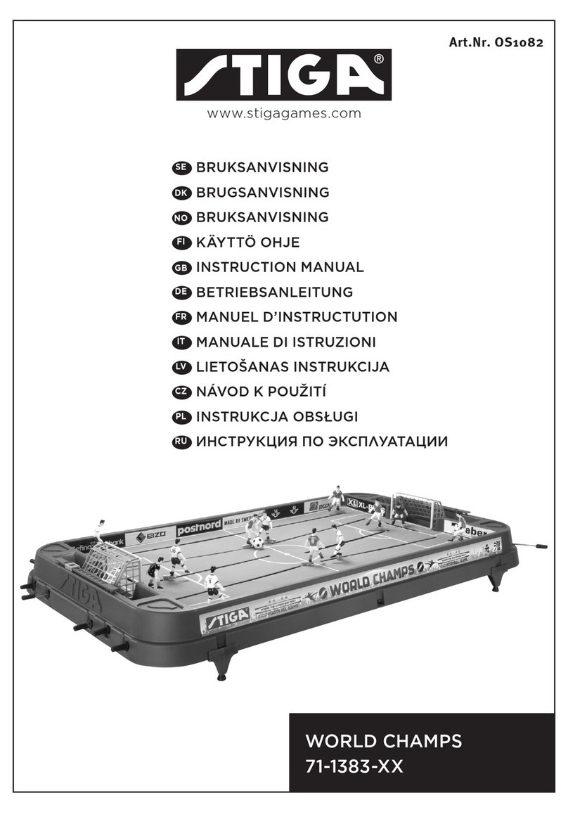 Stiga WORLD CHAMPS 71-1383 Series instruction manual