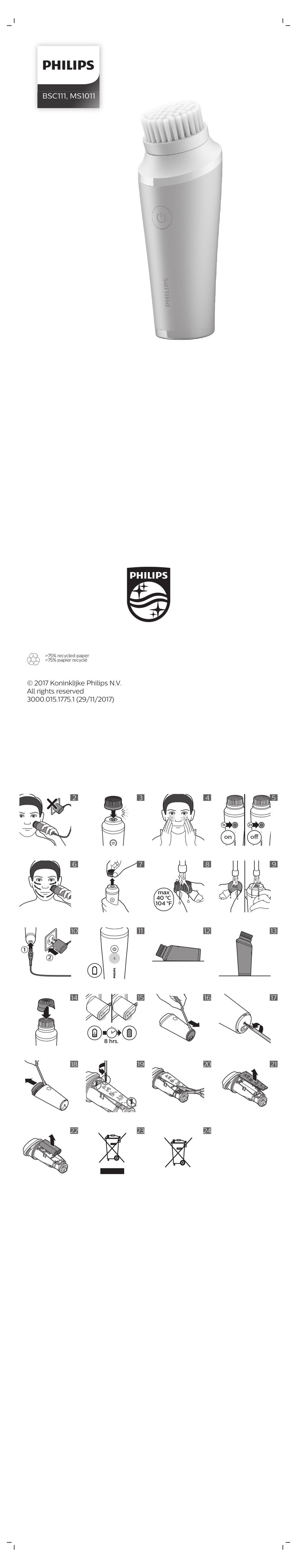 Philips BSC111 manual