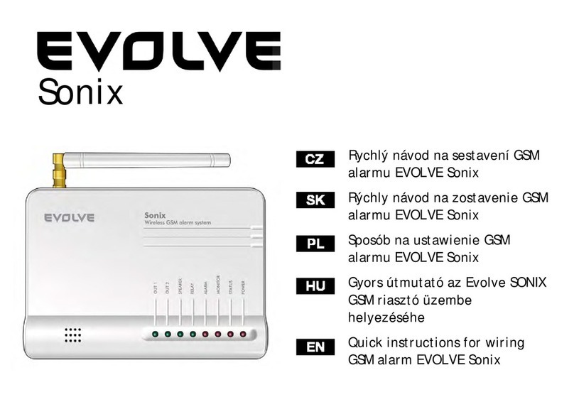 Evolve Sonix Operator's manual