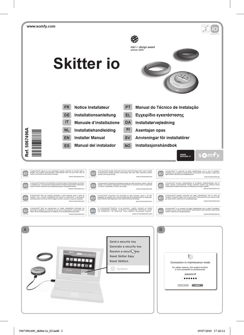 SOMFY Skitter io User guide