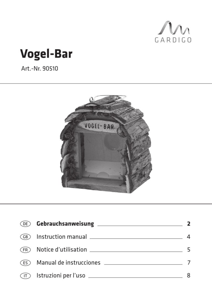 Gardigo Vogel-Bar User manual Gardigo Vogel-Bar User manual