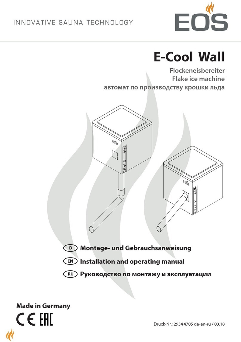 EOS E-Cool Wall B Installation and operating manual