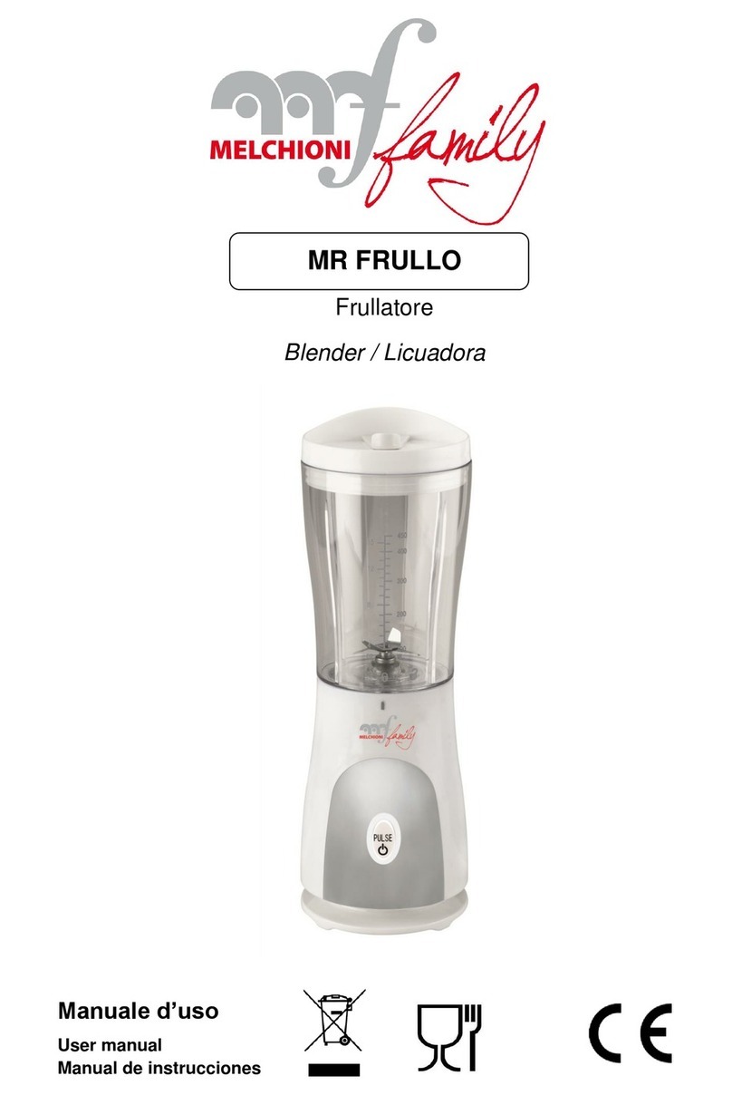 Melchioni Frullatore User manual