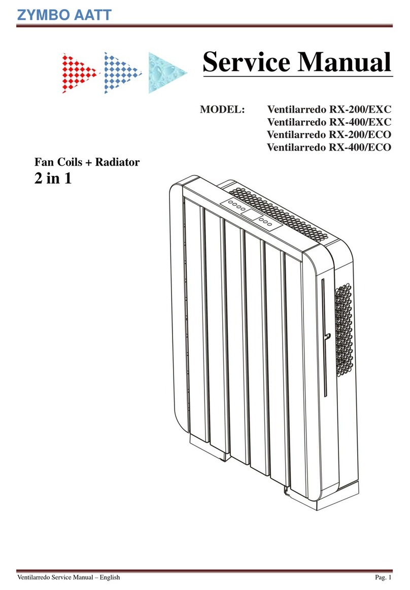 ZYMBO AATT Ventilarredo RX-200/EXC Service manual