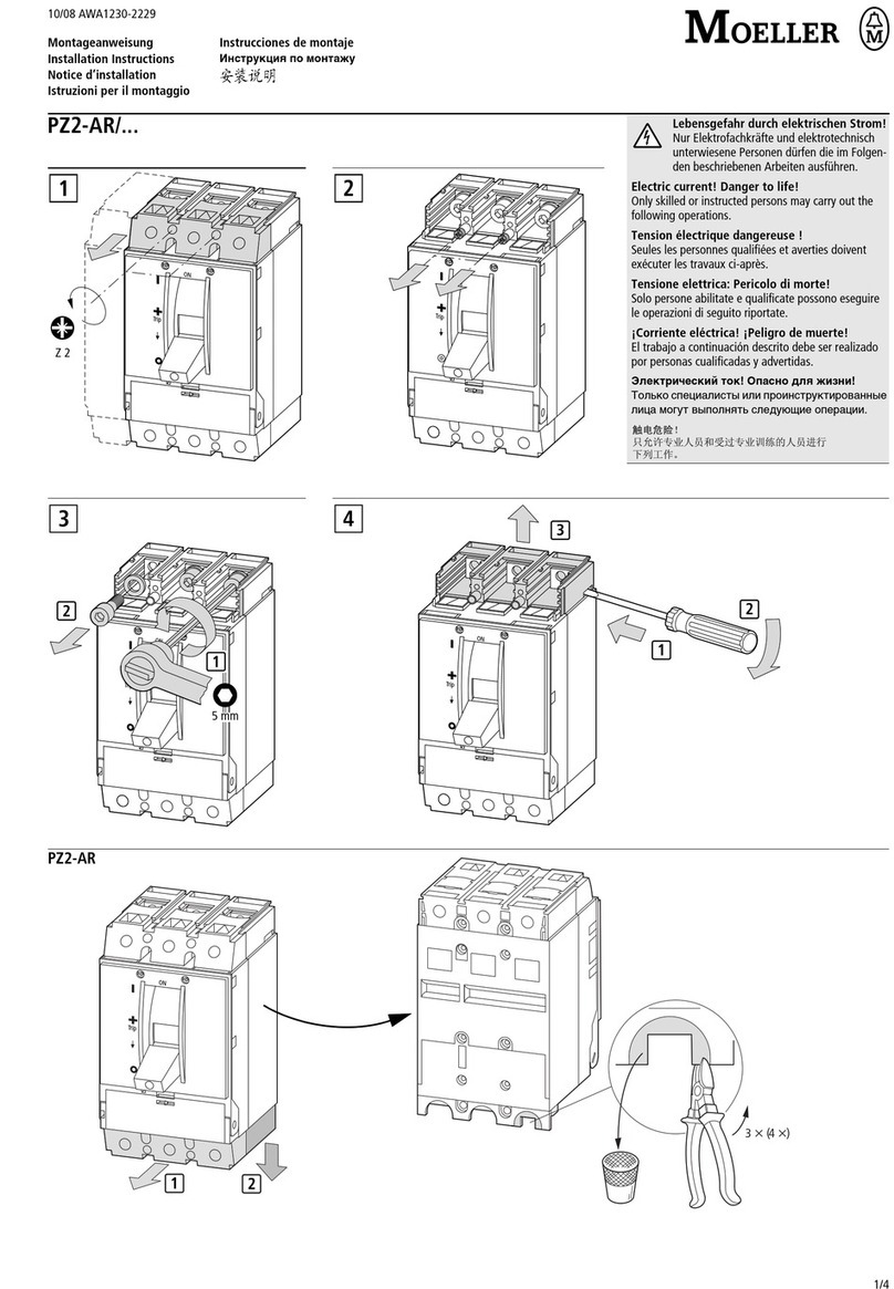 Moeller PZ2-AR Series User manual Moeller PZ2-AR Series User manual