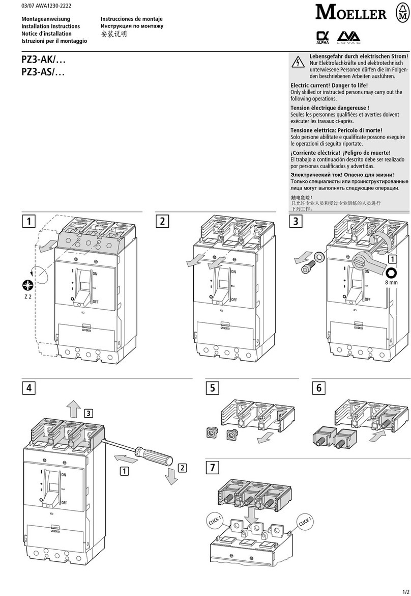 Moeller PZ3-AK Series User manual Moeller PZ3-AK Series User manual