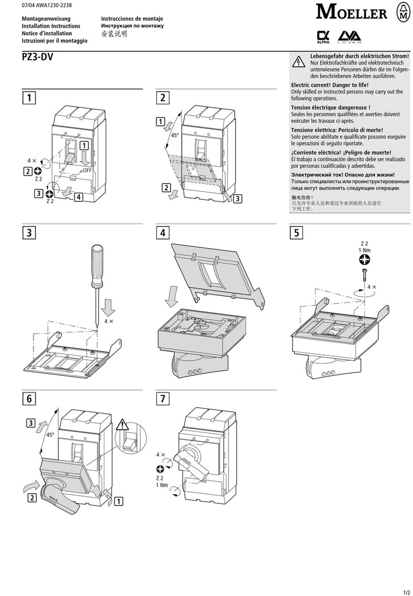 Moeller PZ3-DV User manual Moeller PZ3-DV User manual