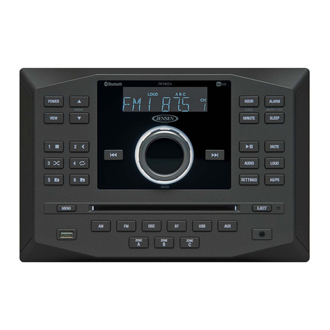 Jensen JWM62A User manual