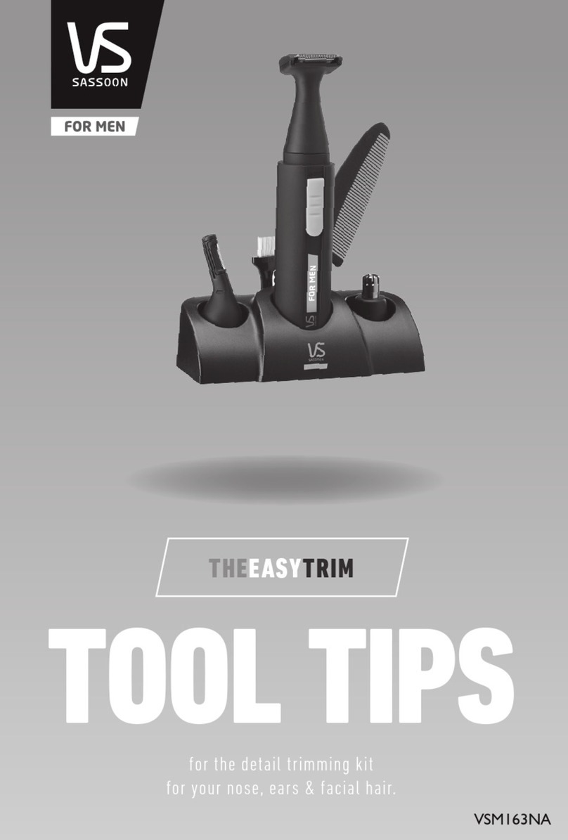 VS Sassoon THE EASY TRIM Tool Tips