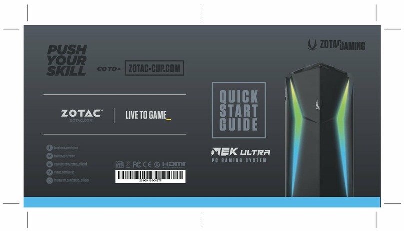 Zotac MEK ULTRA User manual