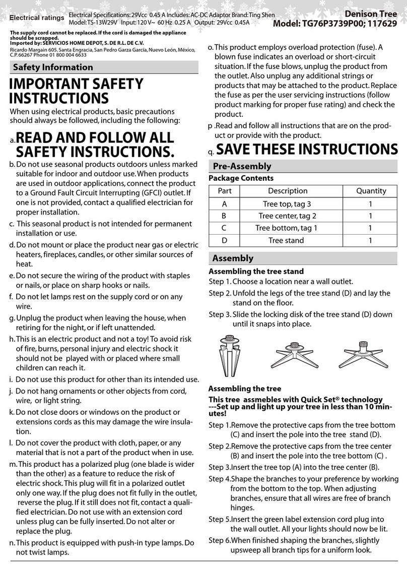 Polygroup TG76P3739P00 User manual