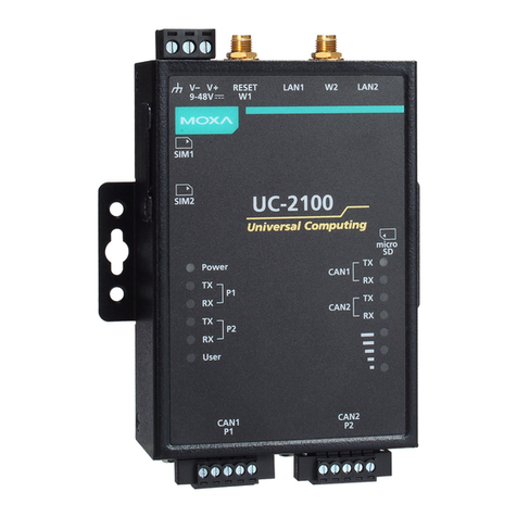 Moxa Technologies UC-2100-W Series Quick installation guide Moxa Technologies UC-2100-W Series Quick installation guide