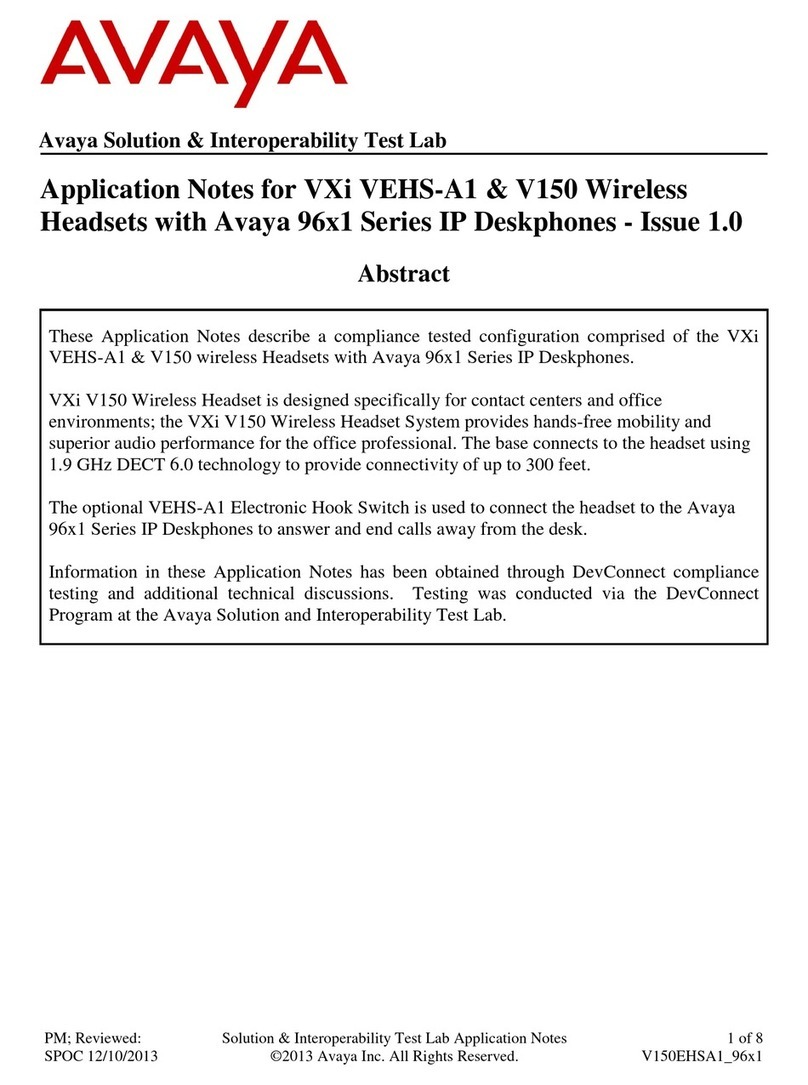Avaya 96x1 Series Supplement