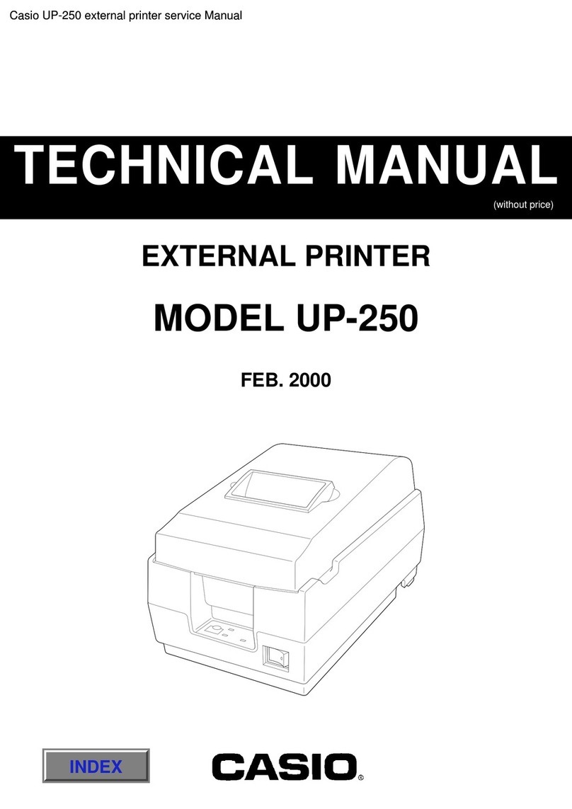 Casio UP-250 User manual