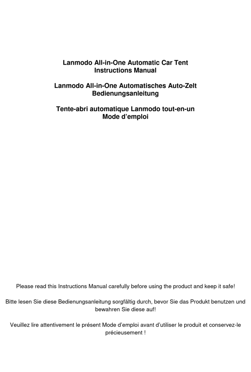 Lanmodo All-in-One Automatic Car Tent instruction manual