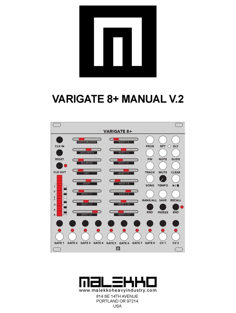 Malekko VARIGATE 8+ manual
