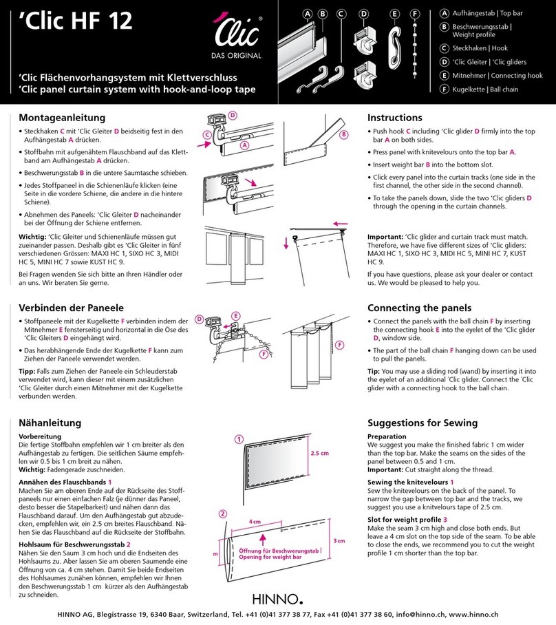 Clic HF 12 instructions