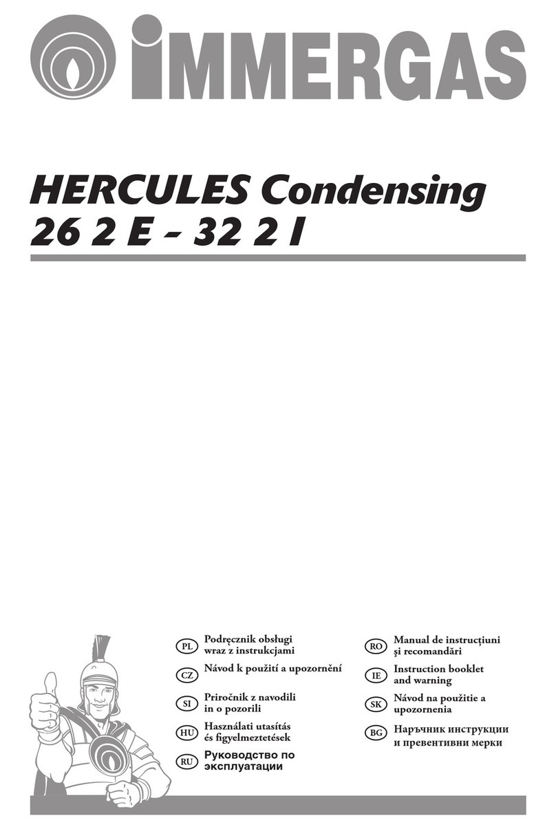 Immergas Hercules Condensing 32 2 I Instruction booklet and warning