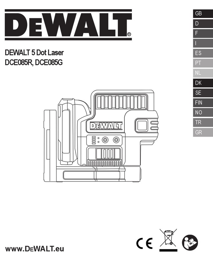 DeWalt DCE085R User manual