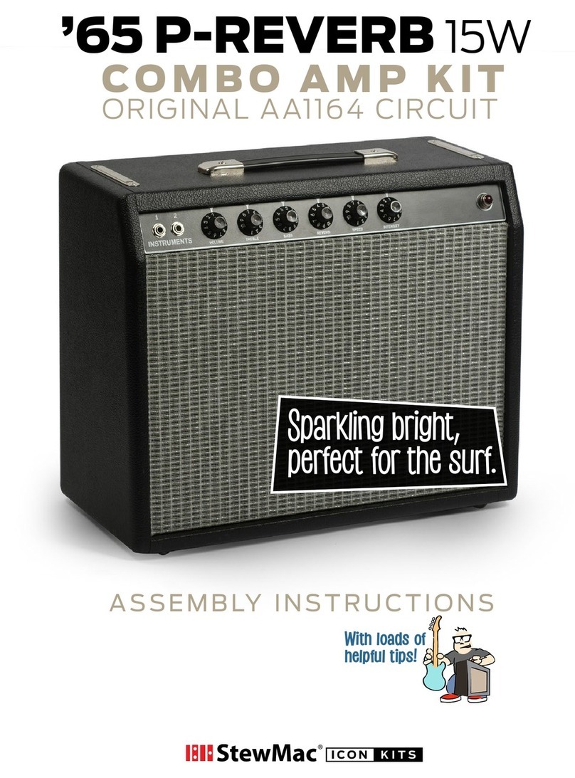 StewMac 65 P-REVERB User manual