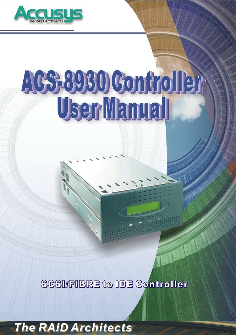 Accusys ACS-8930 user manual