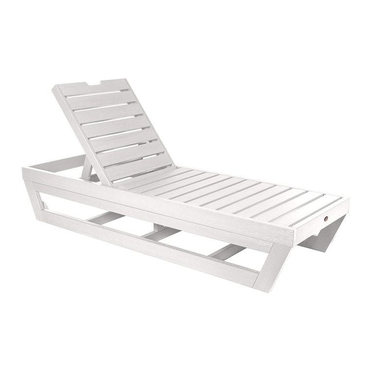 highwood Laguna Chaise Lounge Assembly guide