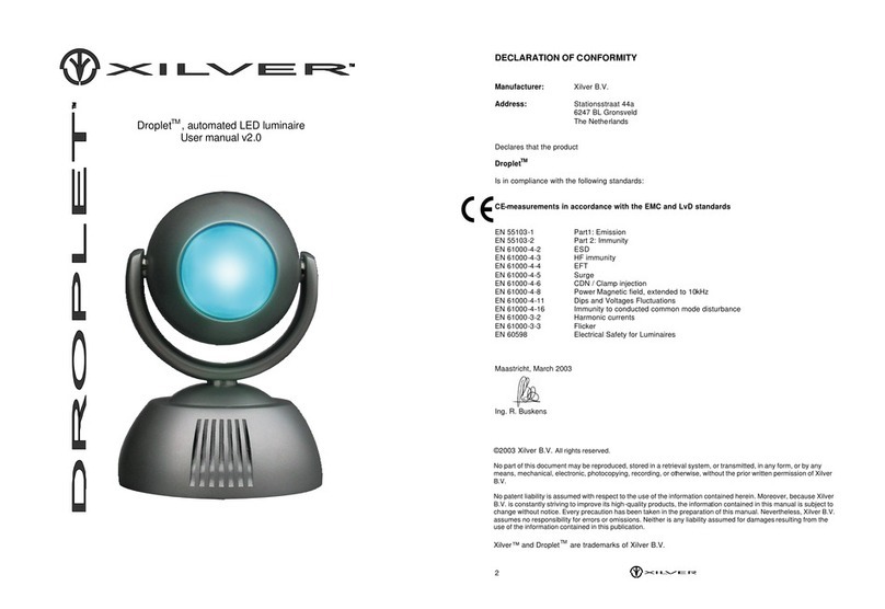 Xilver Droplet user manual