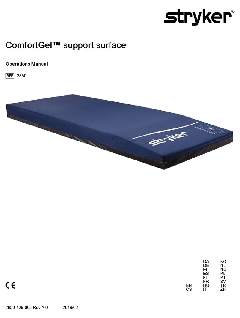 Stryker ComfortGel 2850-000-016 User manual