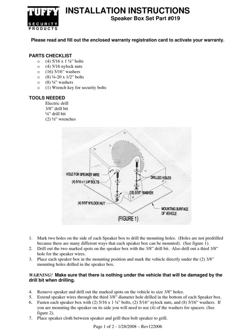 Tuffy 019 installation instructions