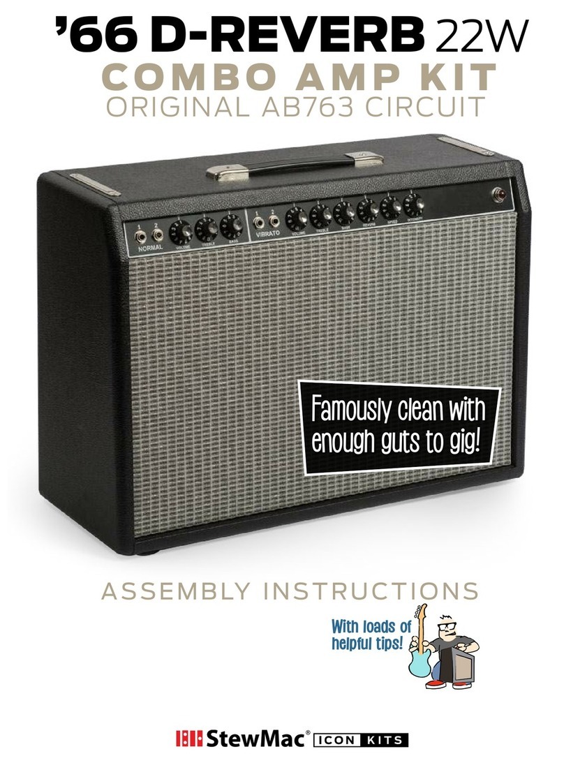 StewMac 66 D-REVERB Assembly instructions