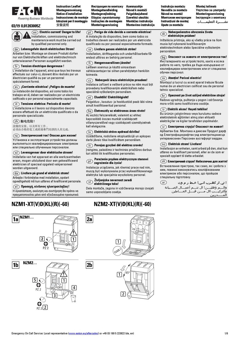 Eaton NZM1-XT Series Manual
