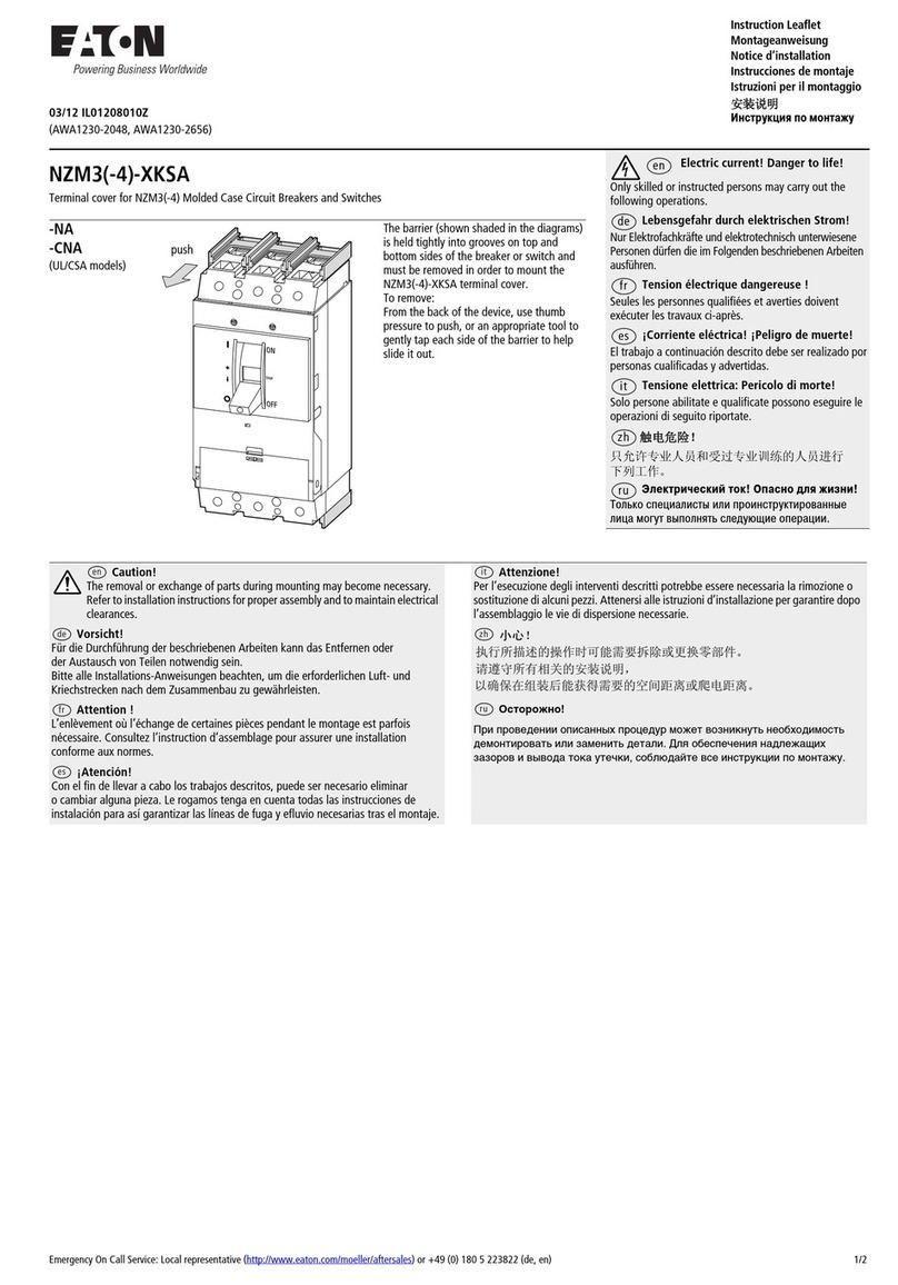 Eaton NZM3-4-XKSA Manual