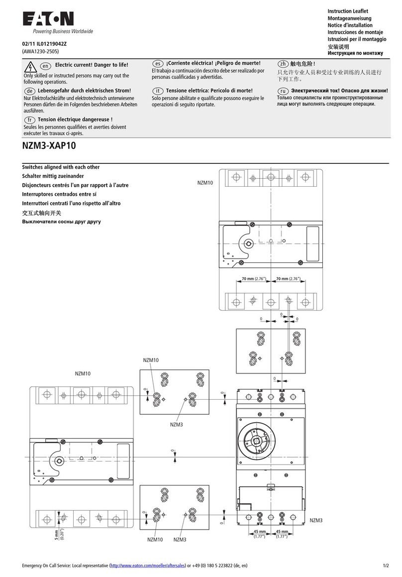 Eaton NZM3-XAP10 Manual