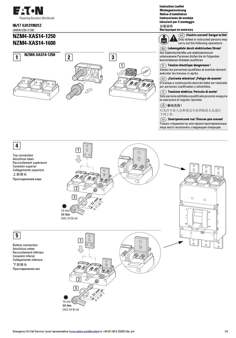 Eaton NZM4-XAS14-1600 Manual