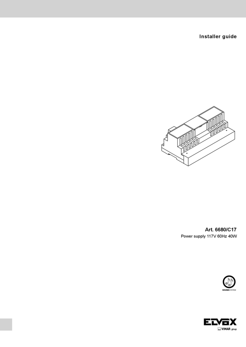 Elvox 6680/C17 Assembly instructions