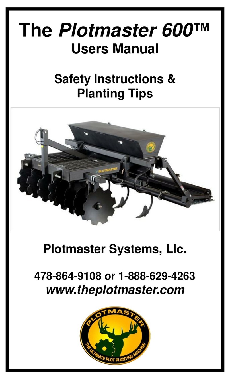 Plotmaster Hunter 600 User manual