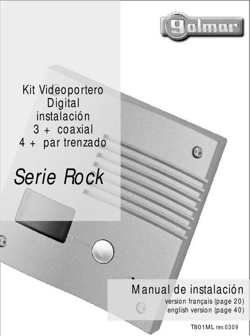 golmar Rock Series User manual